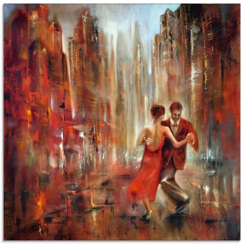Artland Glasbild "Tango Abstrakt", Sport, (1 St.), in verschiedenen Größen günstig online kaufen