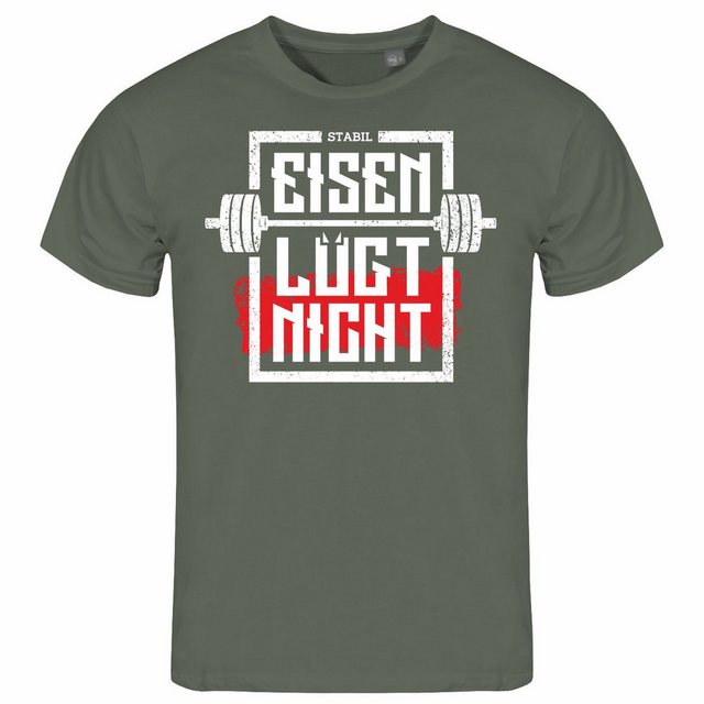 deinshirt Print-Shirt Herren T-Shirt Eisen lügt nicht Funshirt mit Motiv günstig online kaufen