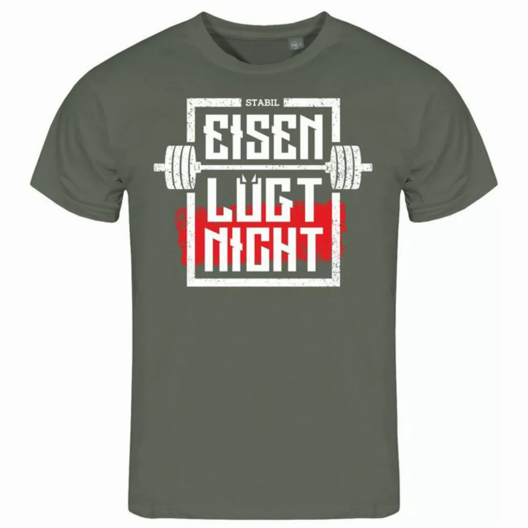 deinshirt Print-Shirt Herren T-Shirt Eisen lügt nicht Funshirt mit Motiv günstig online kaufen