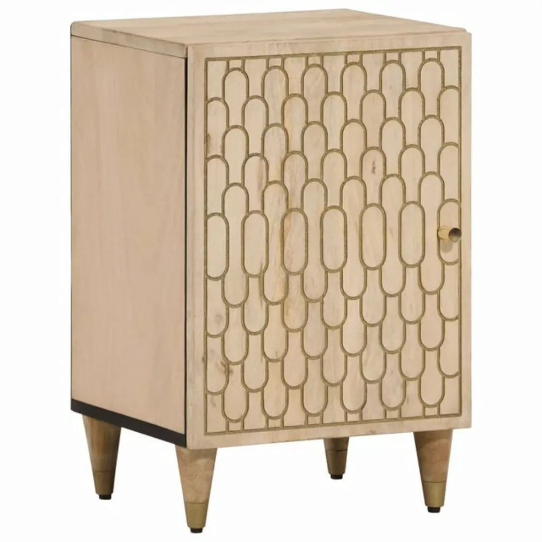 vidaXL Badezimmerspiegelschrank Badschrank 38x33x58 cm Massivholz Mango günstig online kaufen