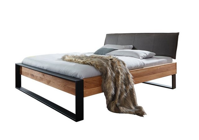 Main Möbel Massivholzbett Doppelbett "Milano" 180x200cm Wildeiche massiv günstig online kaufen