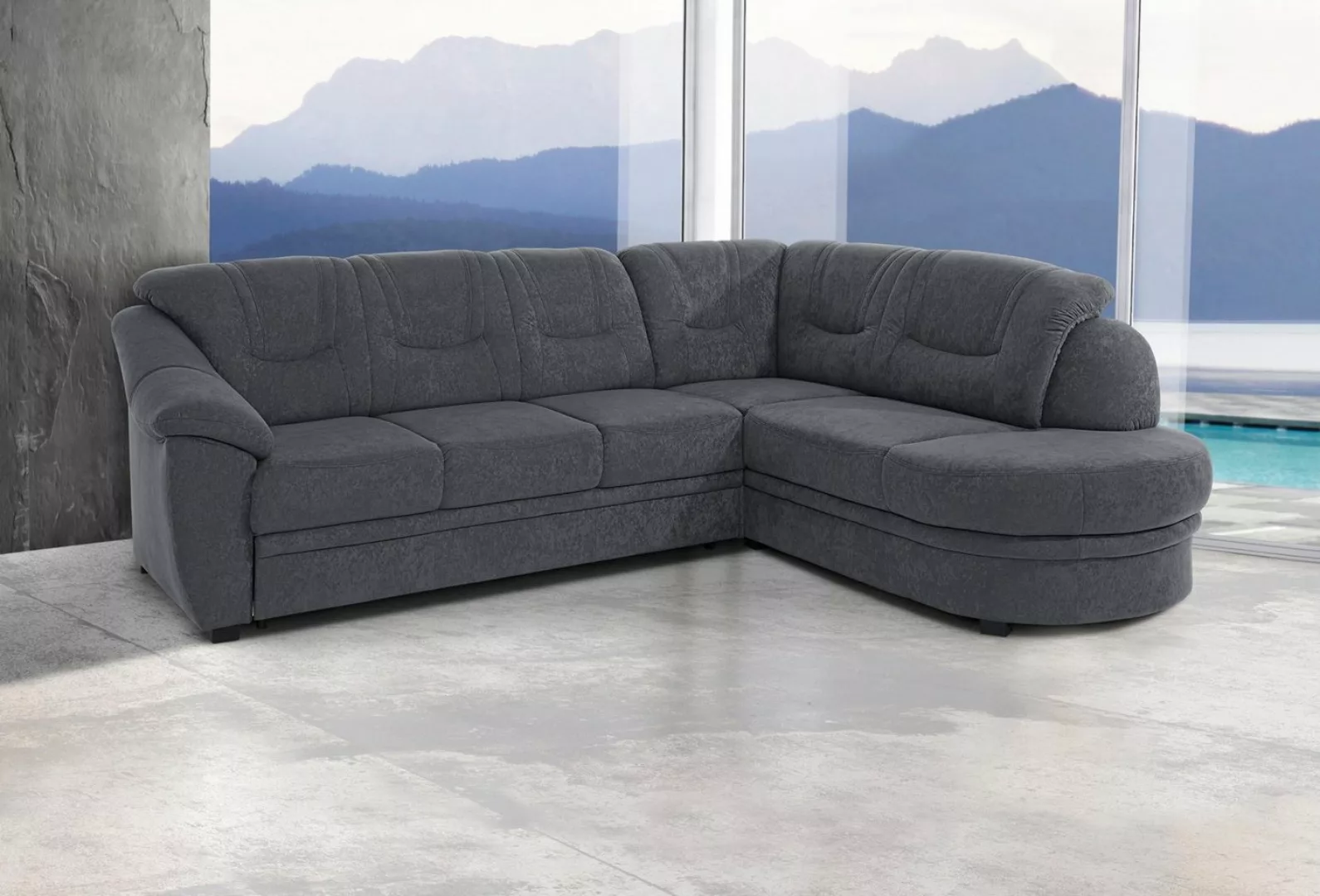 sit&more Ecksofa Savoni L-Form, wahlweise mit Bettfunktion günstig online kaufen