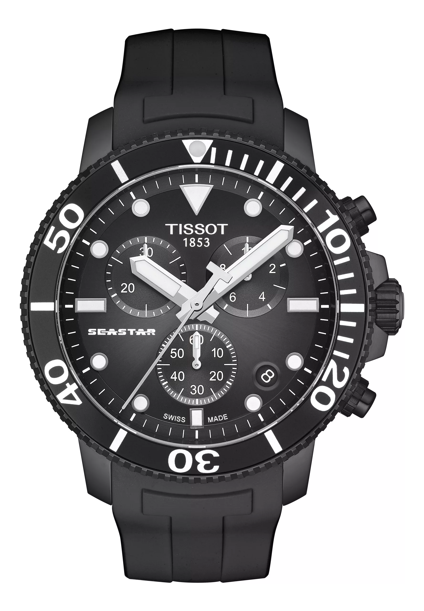 Tissot SEASTAR 1000 Chronograph, black T120.417.37.051.02 Herrenchronograph günstig online kaufen