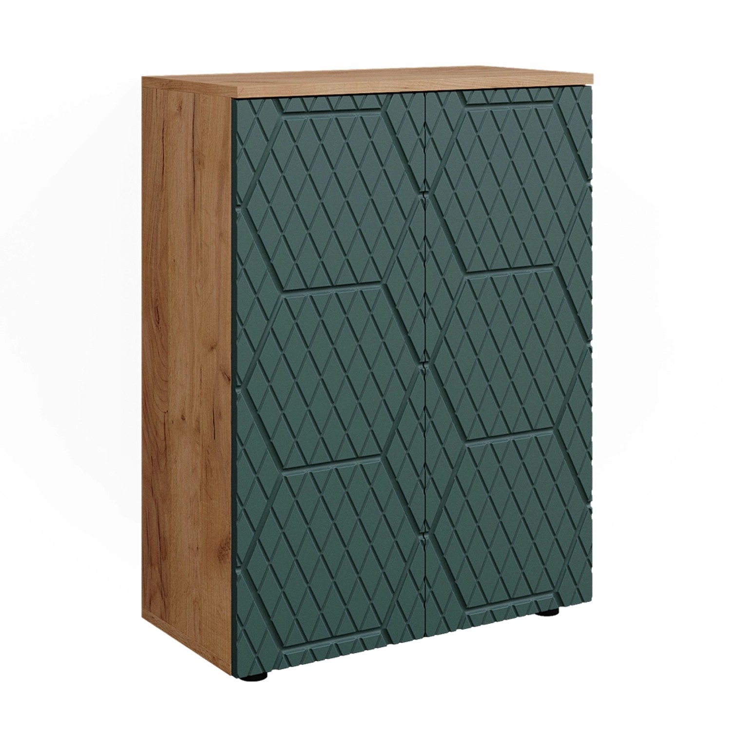 Vicco Midischrank Irma, Goldkraft Eiche/Grün, 60 günstig online kaufen