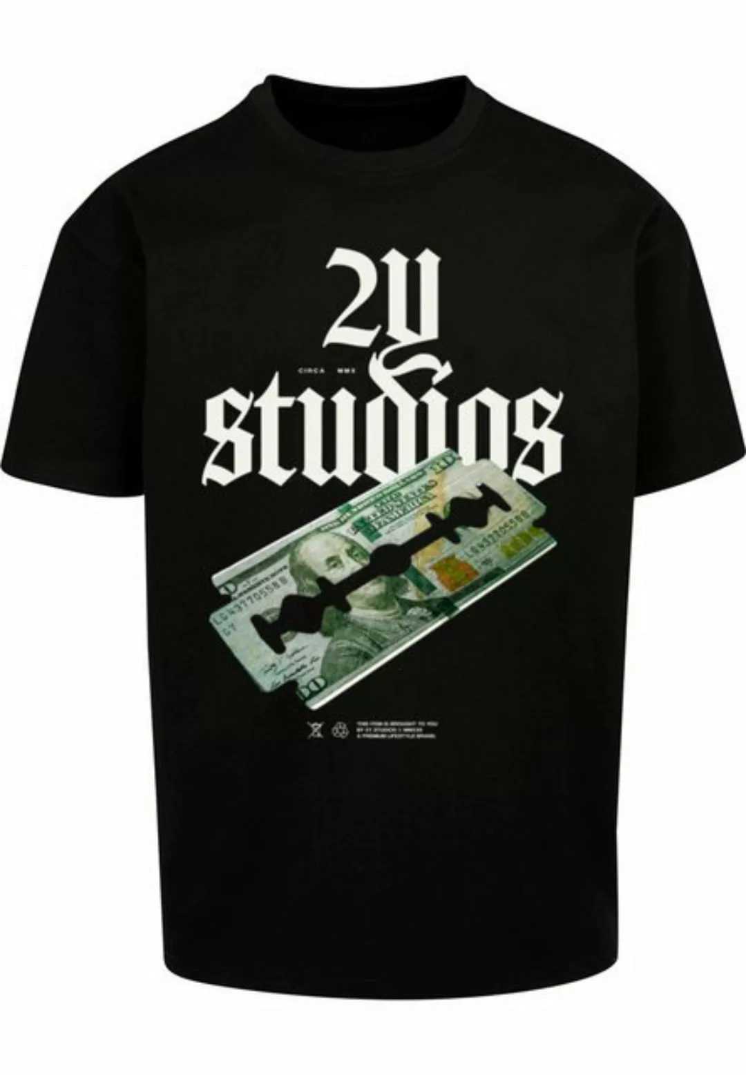 2Y Studios T-Shirt 2Y Studios Herren Razor Oversize Tee (1-tlg) günstig online kaufen