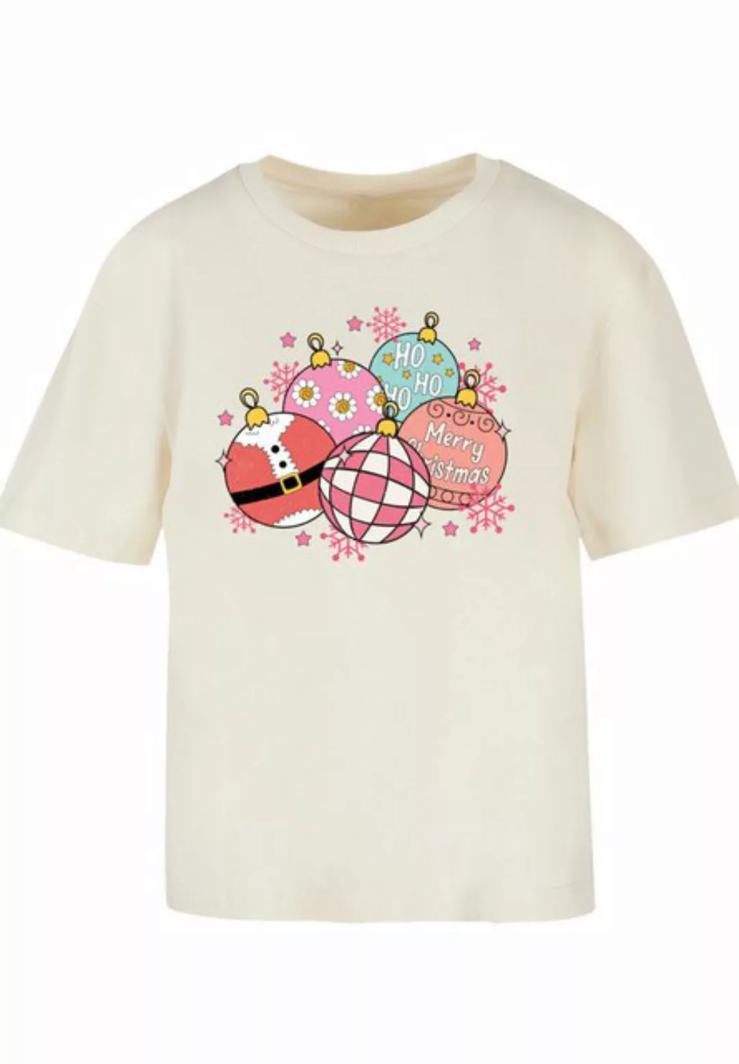 F4NT4STIC T-Shirt Pink Cute Weihnachten Tree Balls Premium Qualität, Weihna günstig online kaufen