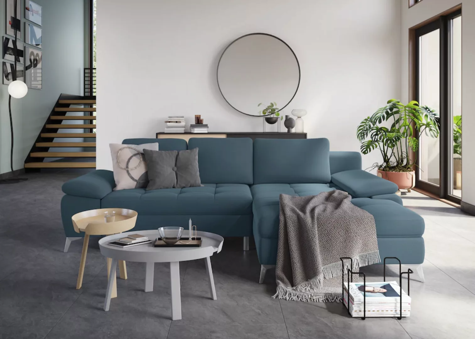 sit&more Ecksofa "Latigo L-Form", mit Recamiere, wahlweise mit Bettfunktion günstig online kaufen