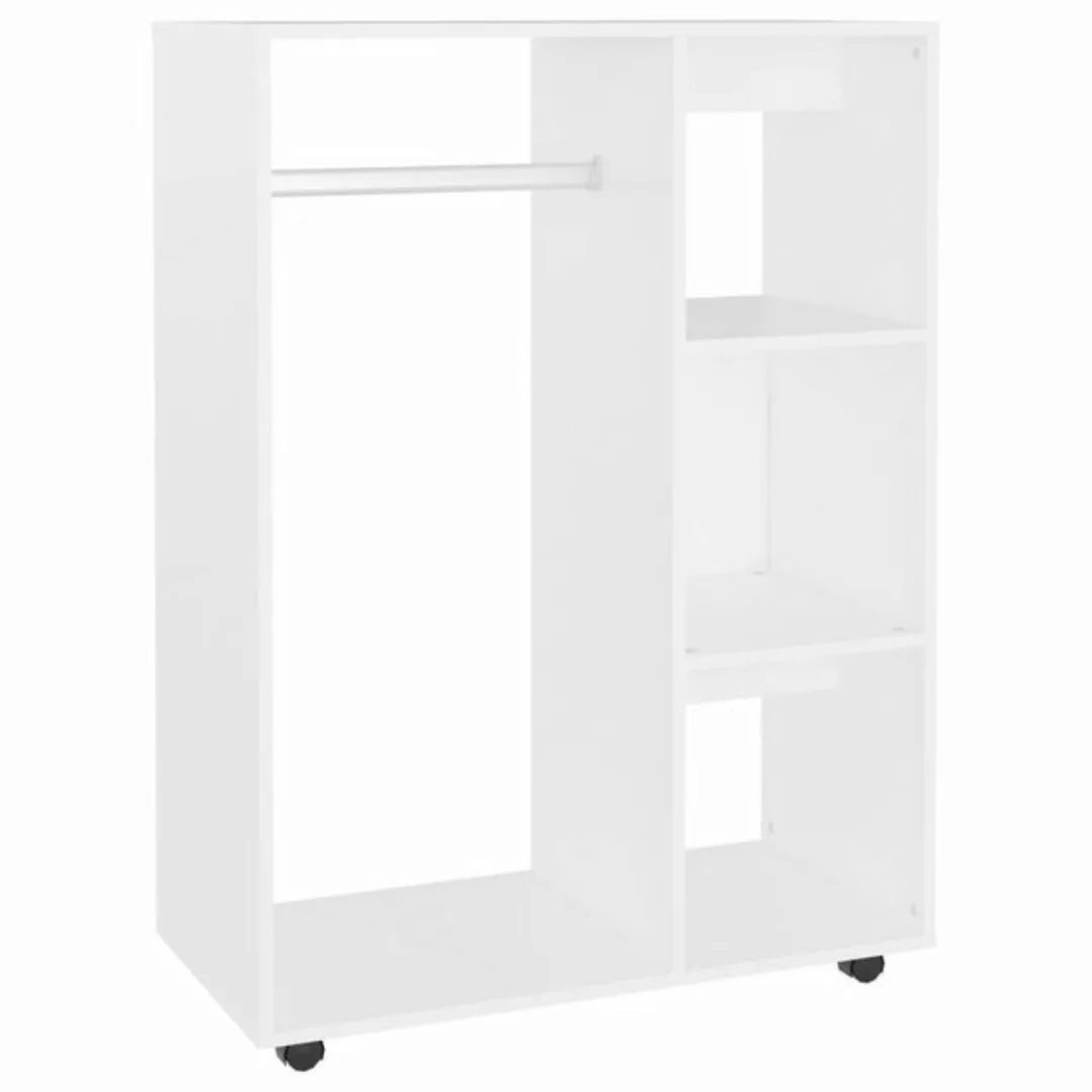 furnicato Kleiderschrank Weiß 80x40x110 cm Holzwerkstoff günstig online kaufen