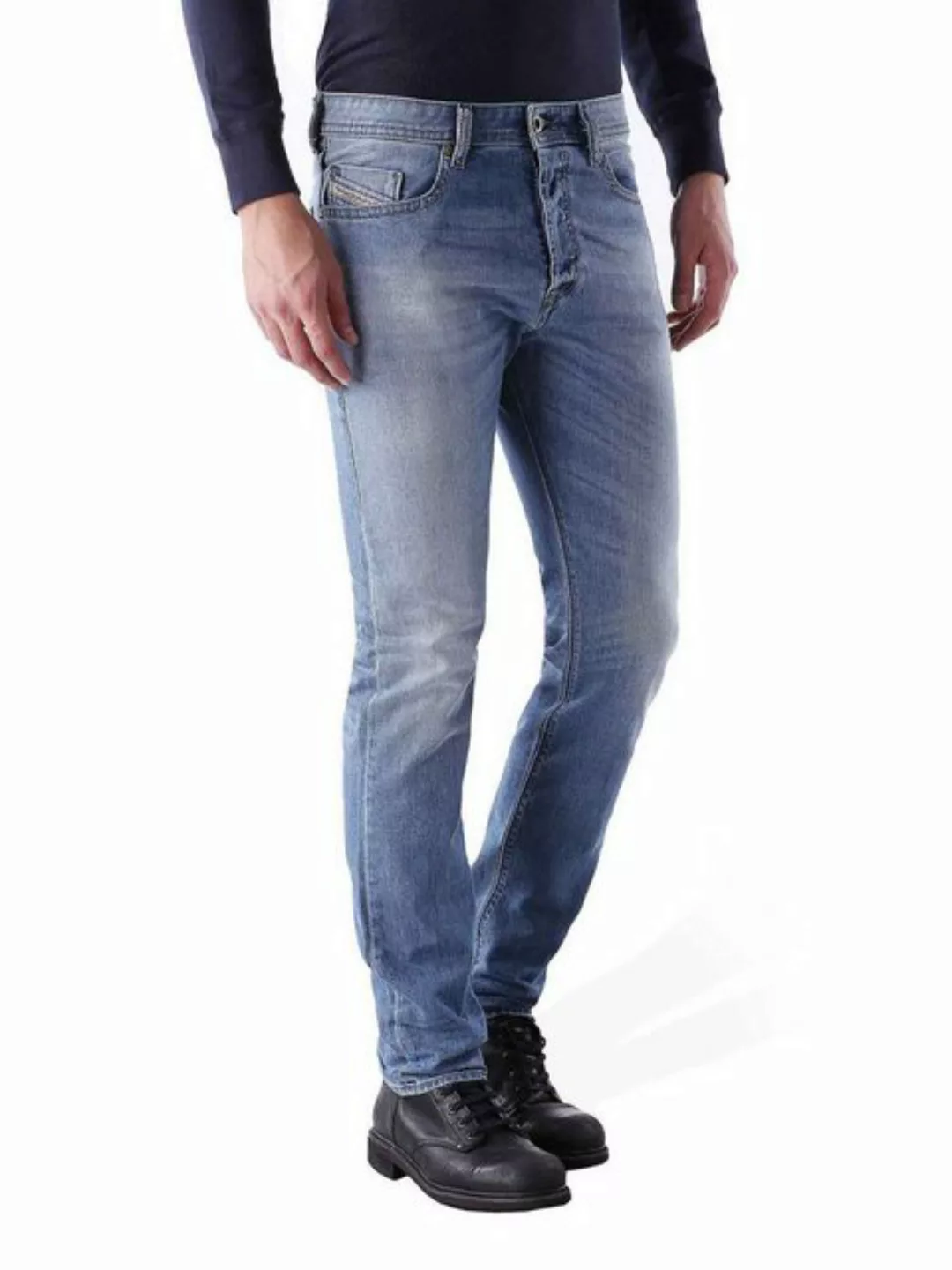 Diesel Tapered-fit-Jeans Diesel Buster 0842H Herren Jeans Hose Slim Tapered günstig online kaufen