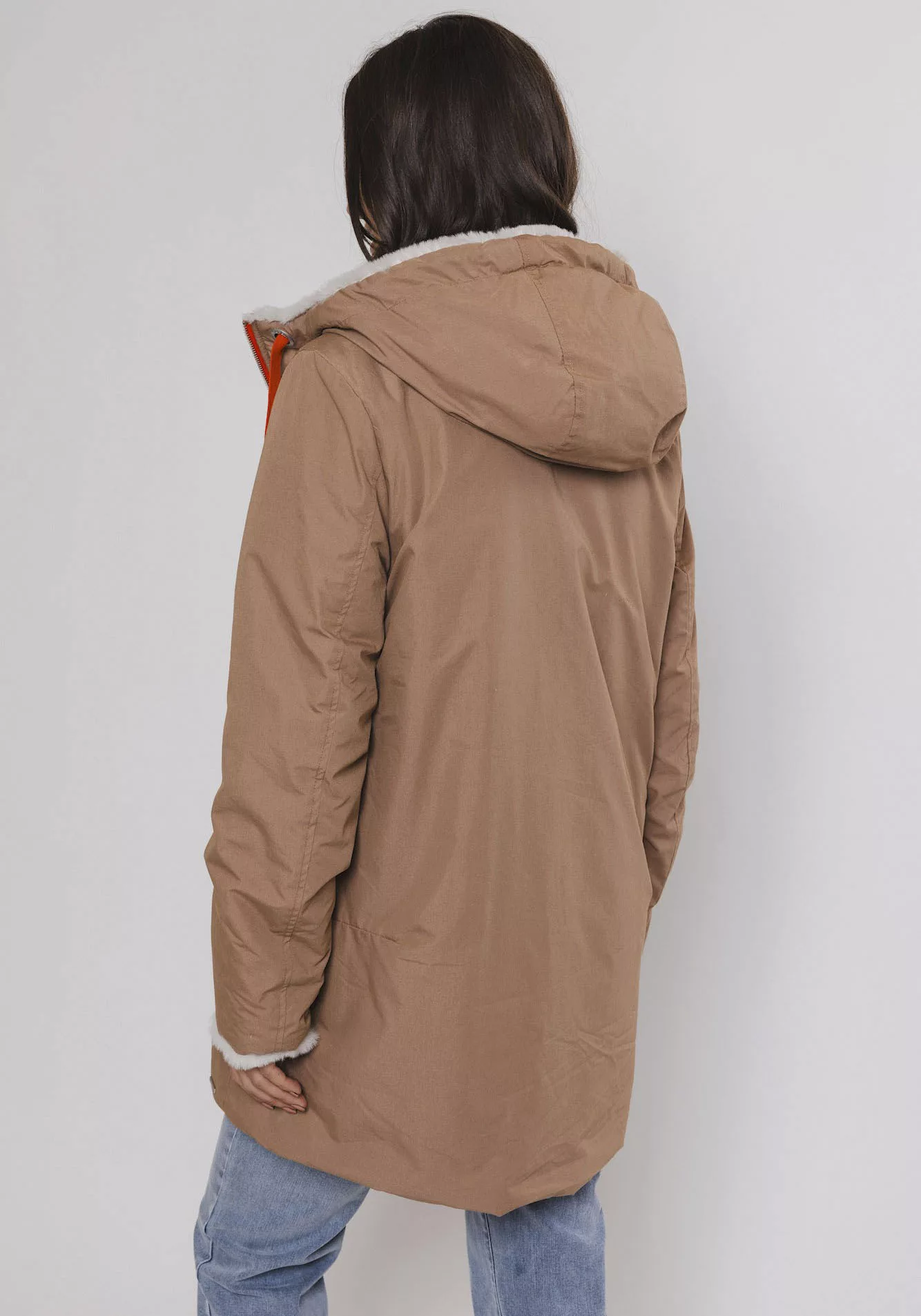 Rino & Pelle Parka, mit Kapuze, mit kontrastfarbenen Details günstig online kaufen