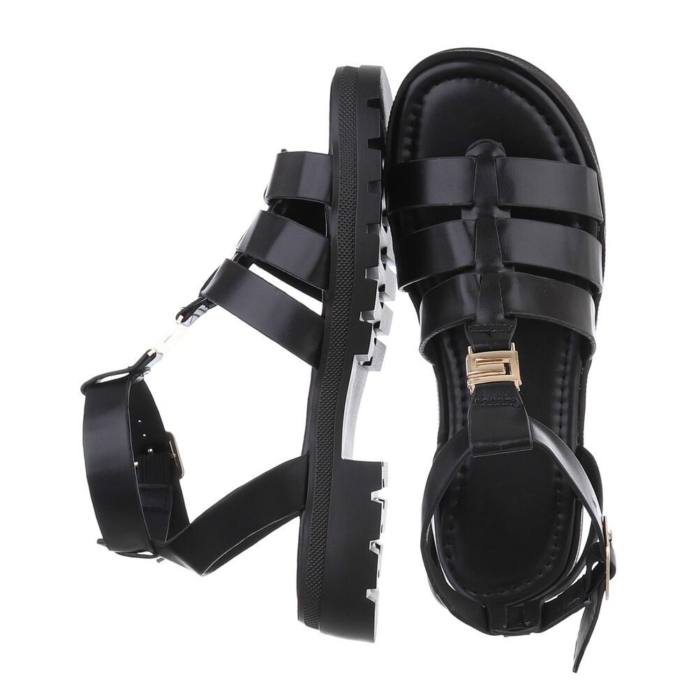 Ital-Design Damen Freizeit Riemchensandalette (86527000) Blockabsatz günstig online kaufen