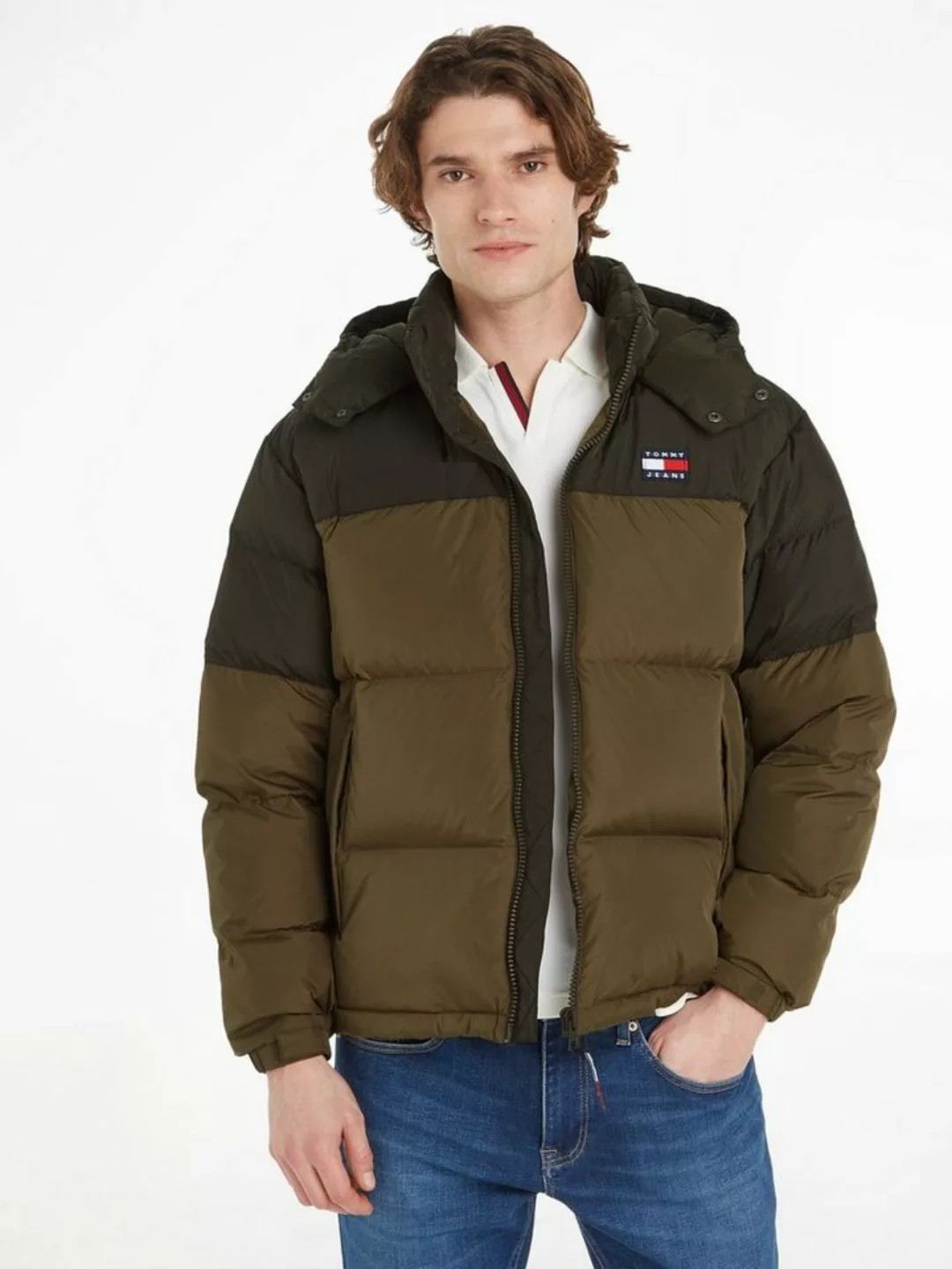 Tommy Jeans Steppjacke TJM ALASKA COLORBLOCK PUFFER günstig online kaufen