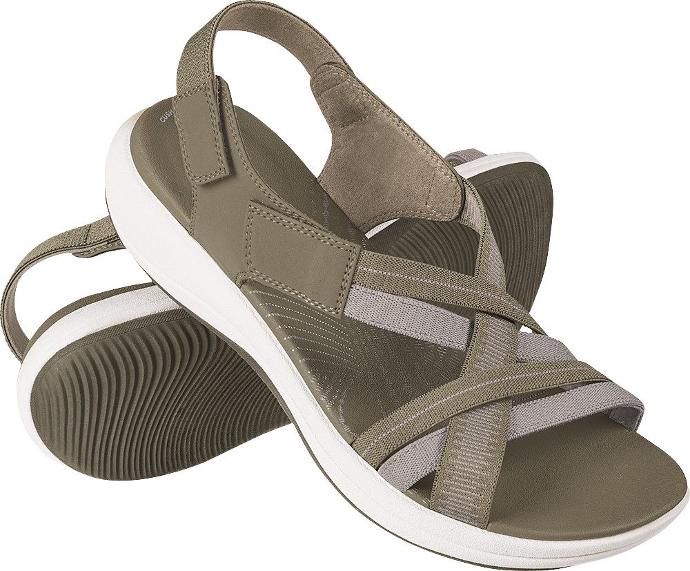 Clarks Sandale mit verstellbarem Klettverschluss und günstig online kaufen