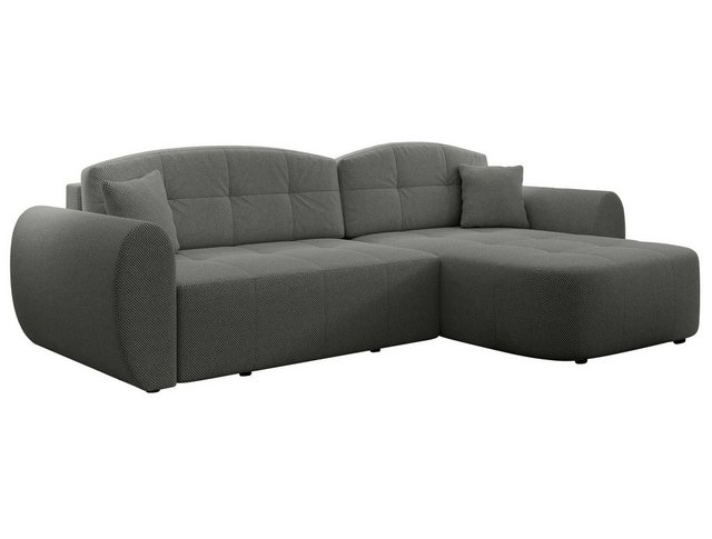 Furnix Ecksofa DALMANO Schlafsofa L-Form Polsterecke mit Bettkästen Kissen günstig online kaufen