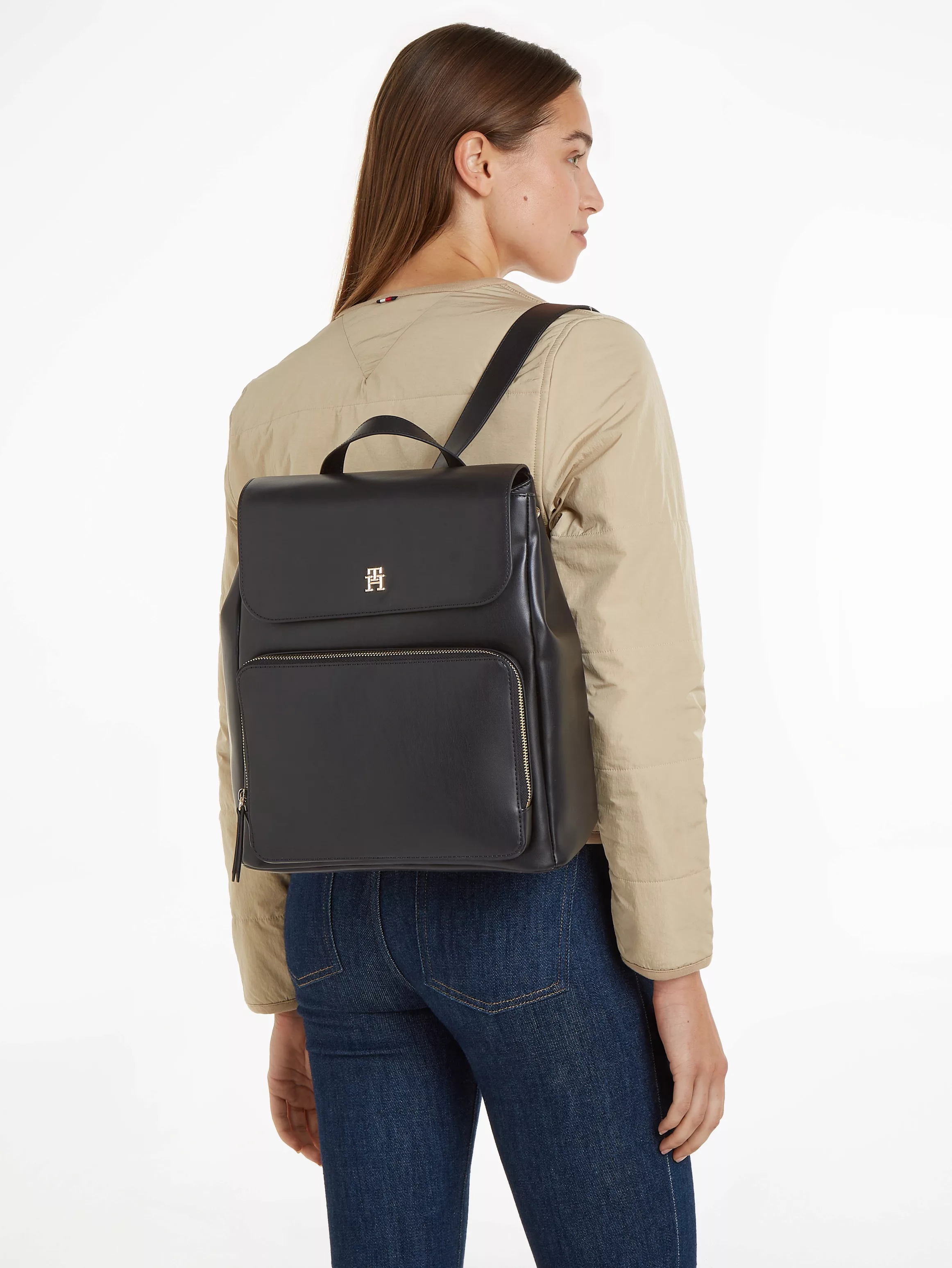 Tommy Hilfiger Rucksack "Women TH SOFT UTILITY BACKPACK PU Backpacks" günstig online kaufen