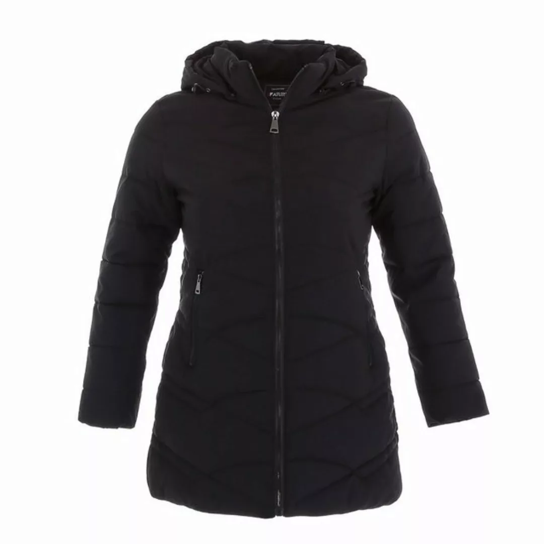 Ital-Design Winterjacke Damen Freizeit Kapuze (abnehmbar) Gefüttert Winterj günstig online kaufen