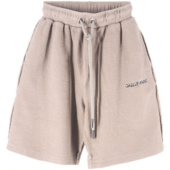 GaËlle Paris  Hosen Fleece-Bermuda mit Druck und Stickerei günstig online kaufen
