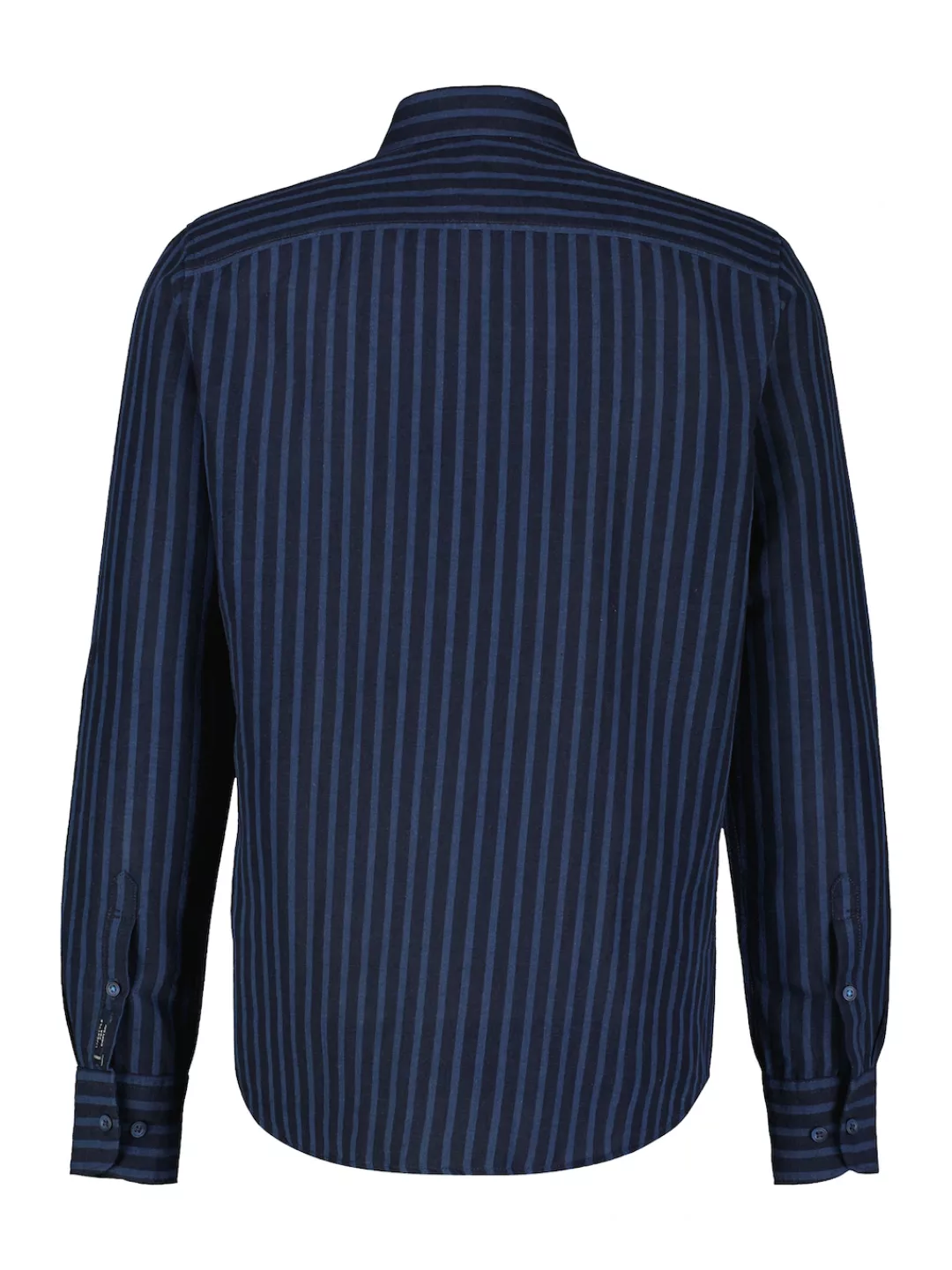 LERROS Langarmhemd "LERROS Gestreiftes Langarmhemd in Leinenmischung" günstig online kaufen