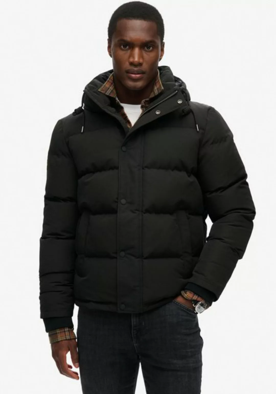 Superdry Steppjacke Everest Hooded Puffer Jacket günstig online kaufen