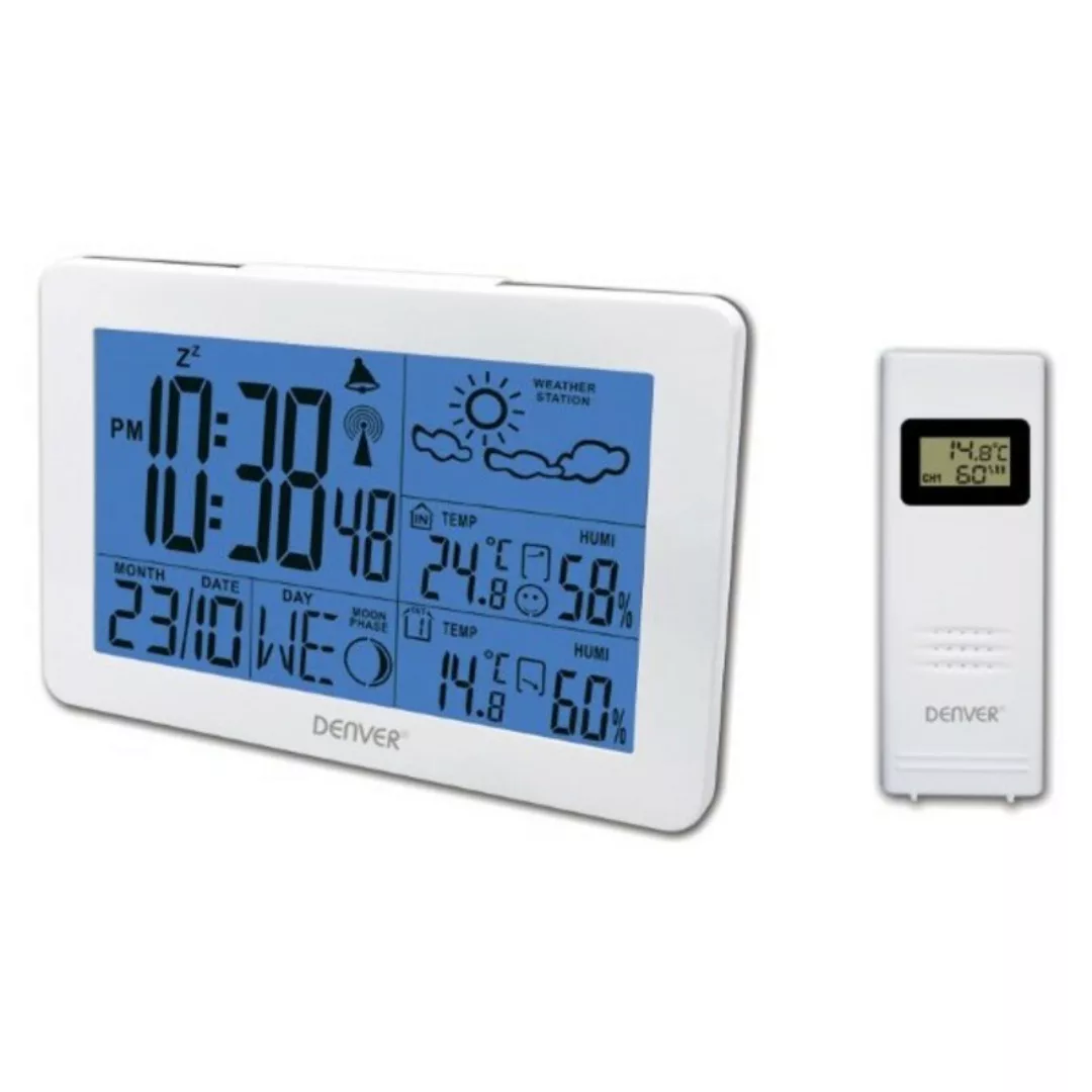 Multifunktions-wetterstation Denver Electronics Ws-530 Weiß günstig online kaufen