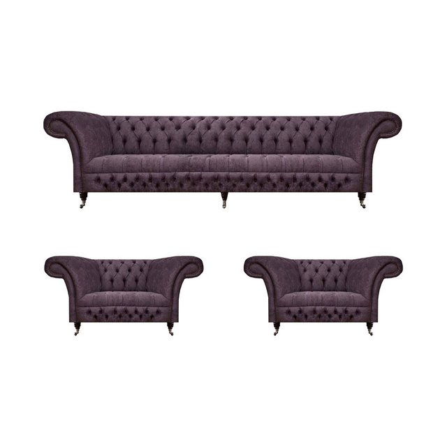 JVmoebel Chesterfield-Sofa Design Luxus Polster Sofa Couch Sitz Garnitur Po günstig online kaufen