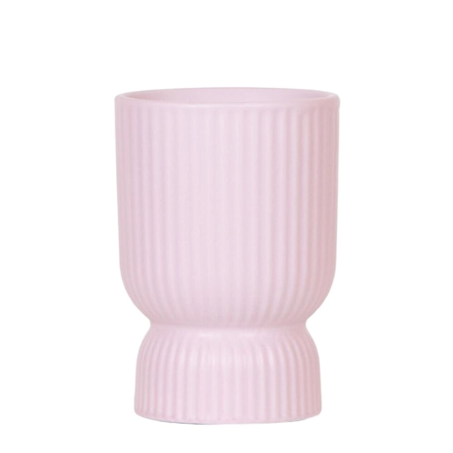 Exotenherz Übertopf Diabolo klassische Form Zarte Pastellfarben Rosa Passen günstig online kaufen