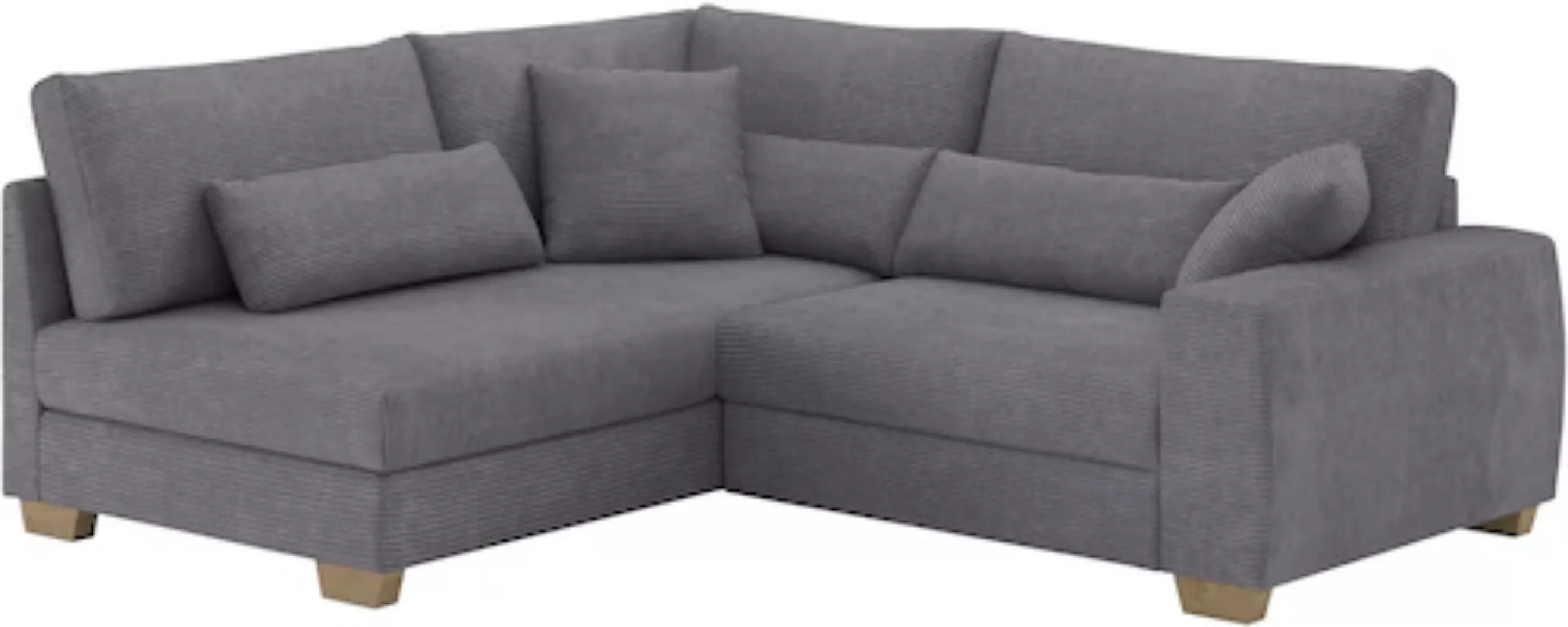 Home affaire Ecksofa "Helena II DuraSpring", mit Taschenfederkern, bis 140 günstig online kaufen