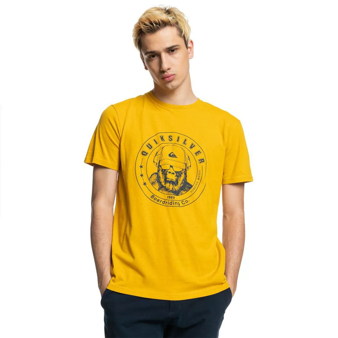Quiksilver Drumroll Please Kurzärmeliges T-shirt XL Nugget Gold günstig online kaufen