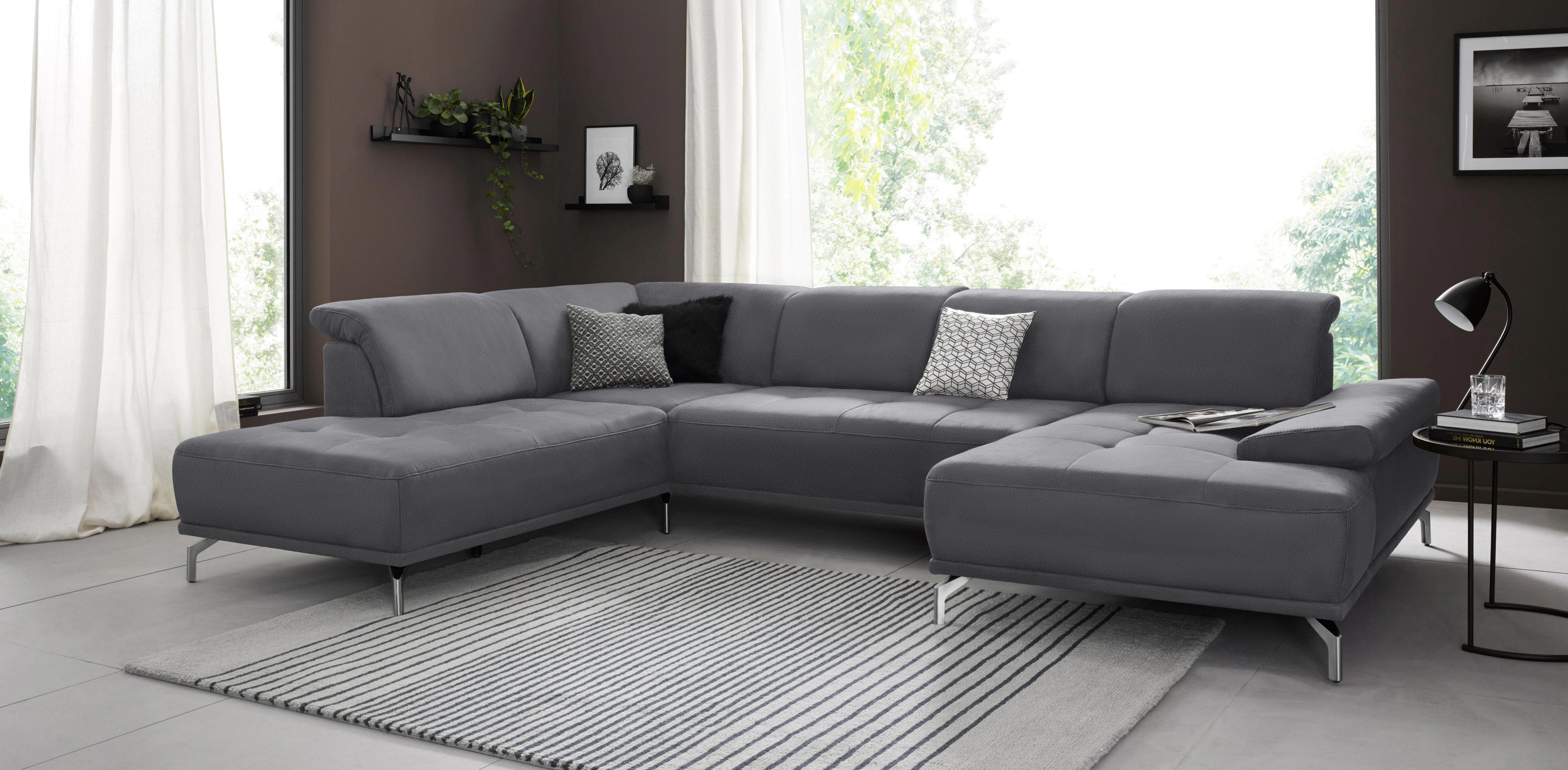 Places of Style Wohnlandschaft "Caluna", Inkl.Sitztiefenverstellung, wahlwe günstig online kaufen