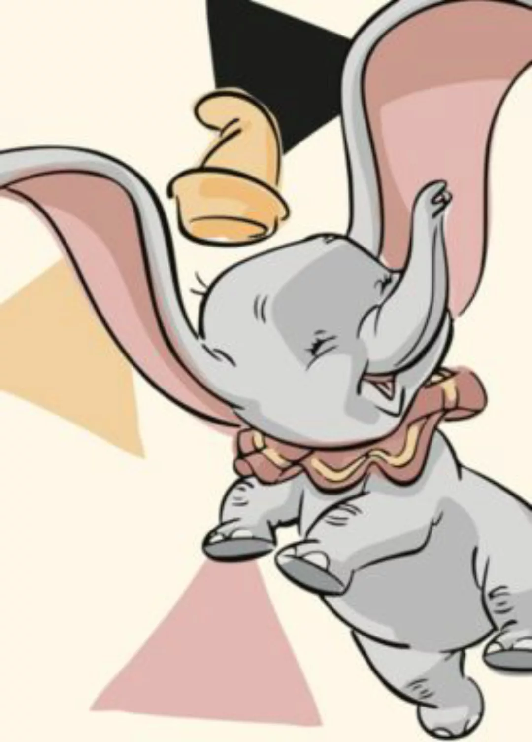 KOMAR Wandbild - Dumbo Angles - Größe: 50 x 70 cm mehrfarbig Gr. one size günstig online kaufen