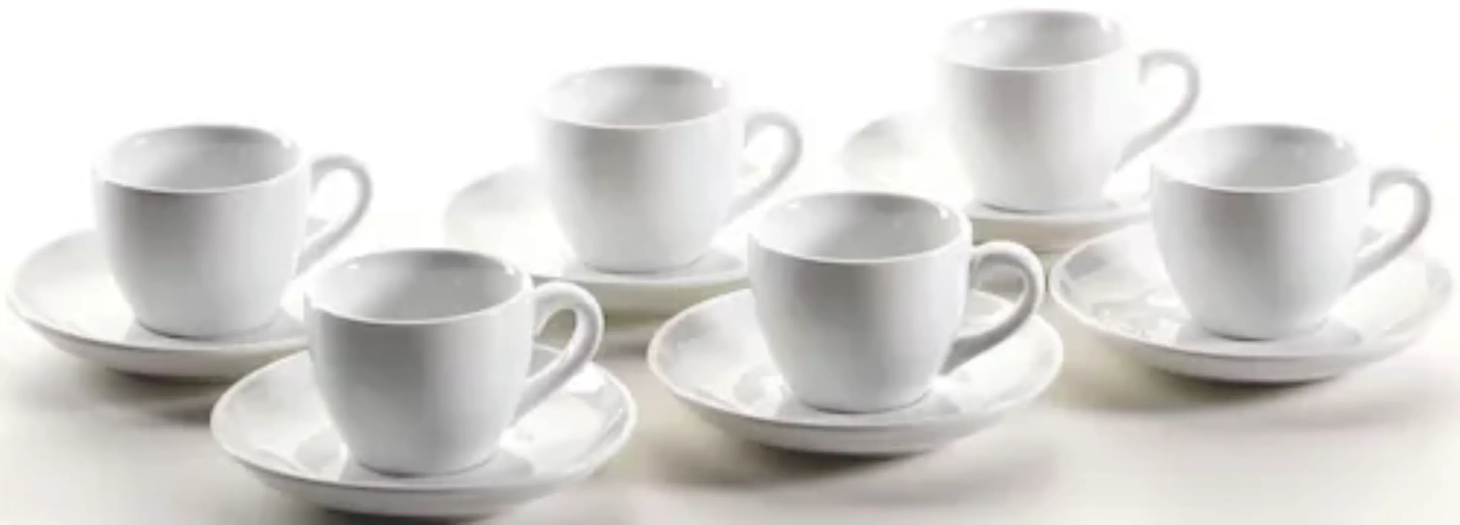 MÄSER Espressotassen-Set, Porzellan COLOMBIA weiß günstig online kaufen