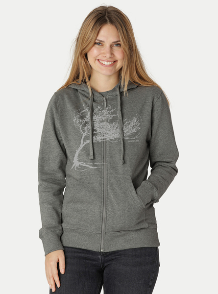 Bio Damen-zip-hoodie Windy Tree günstig online kaufen