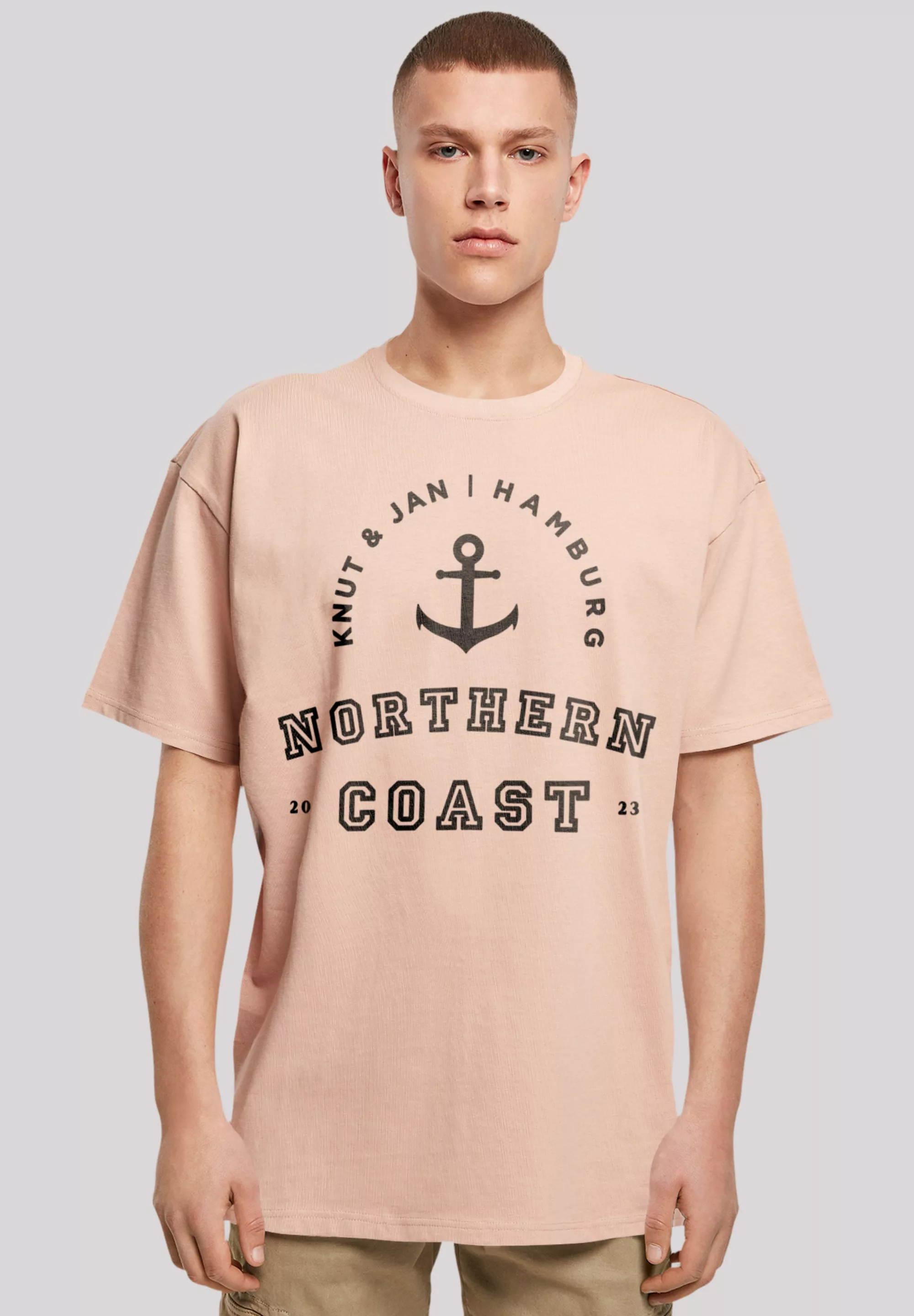 F4NT4STIC T-Shirt "Northern Coast Nordsee Knut & Jan Hamburg", Print günstig online kaufen