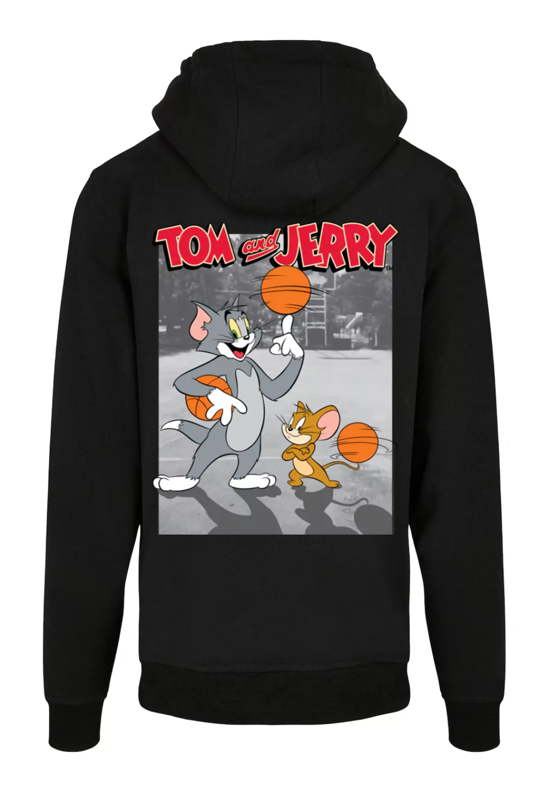 F4NT4STIC Kapuzenpullover "Tom und Jerry Basketball", Print günstig online kaufen