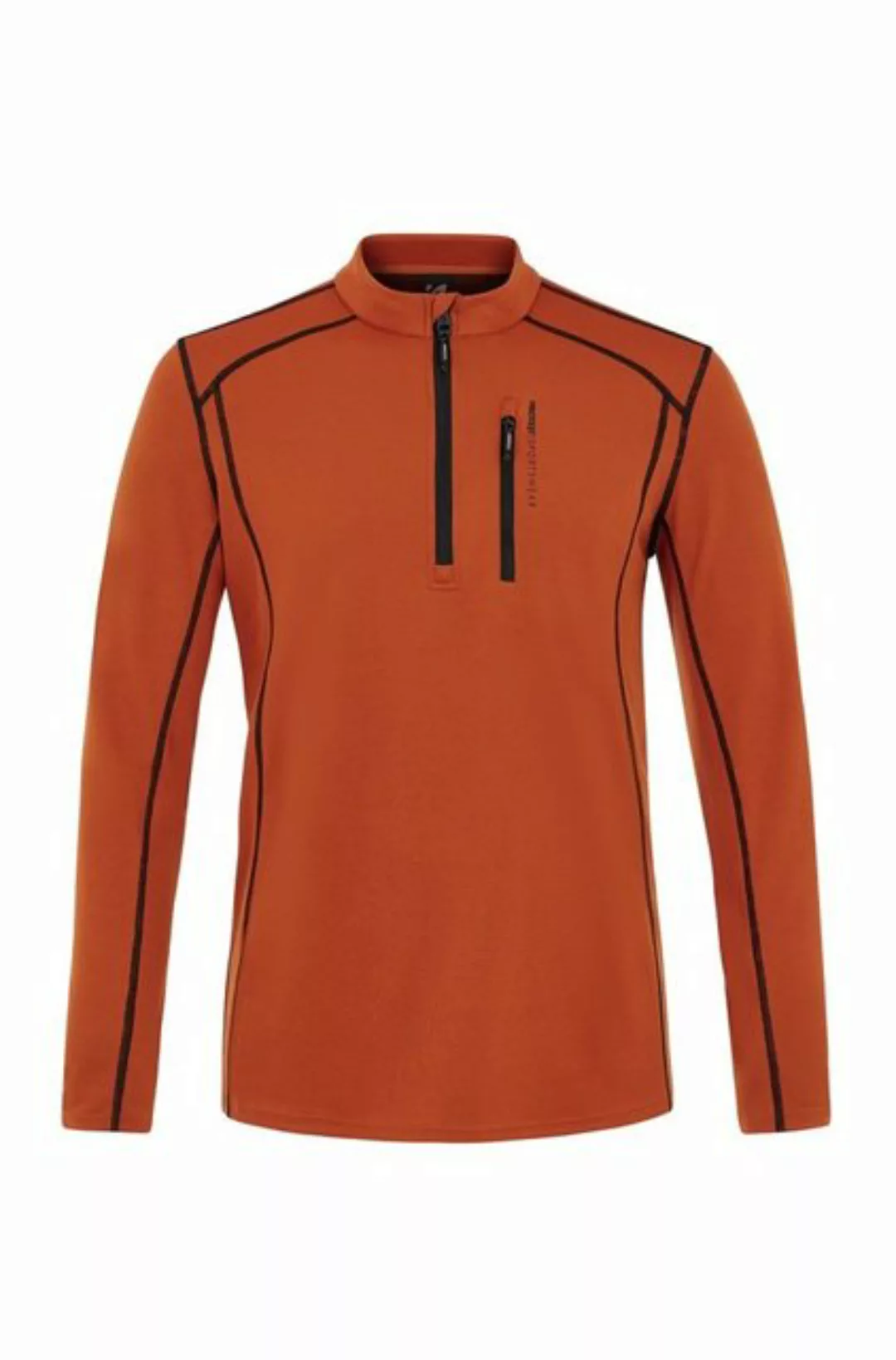 Protest Rollkragenshirt PRTKURANO 1/4 zip top Umberorange günstig online kaufen