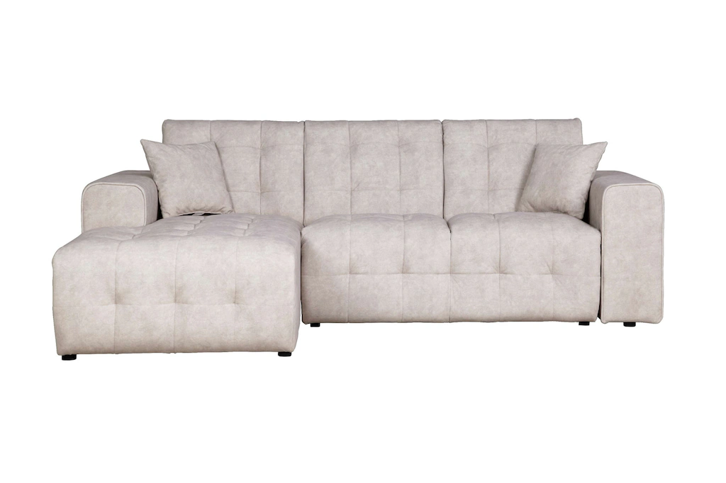 Home affaire Ecksofa »Nosia L-Form«, incl. 2 Zierkissen, mit feiner Steppun günstig online kaufen