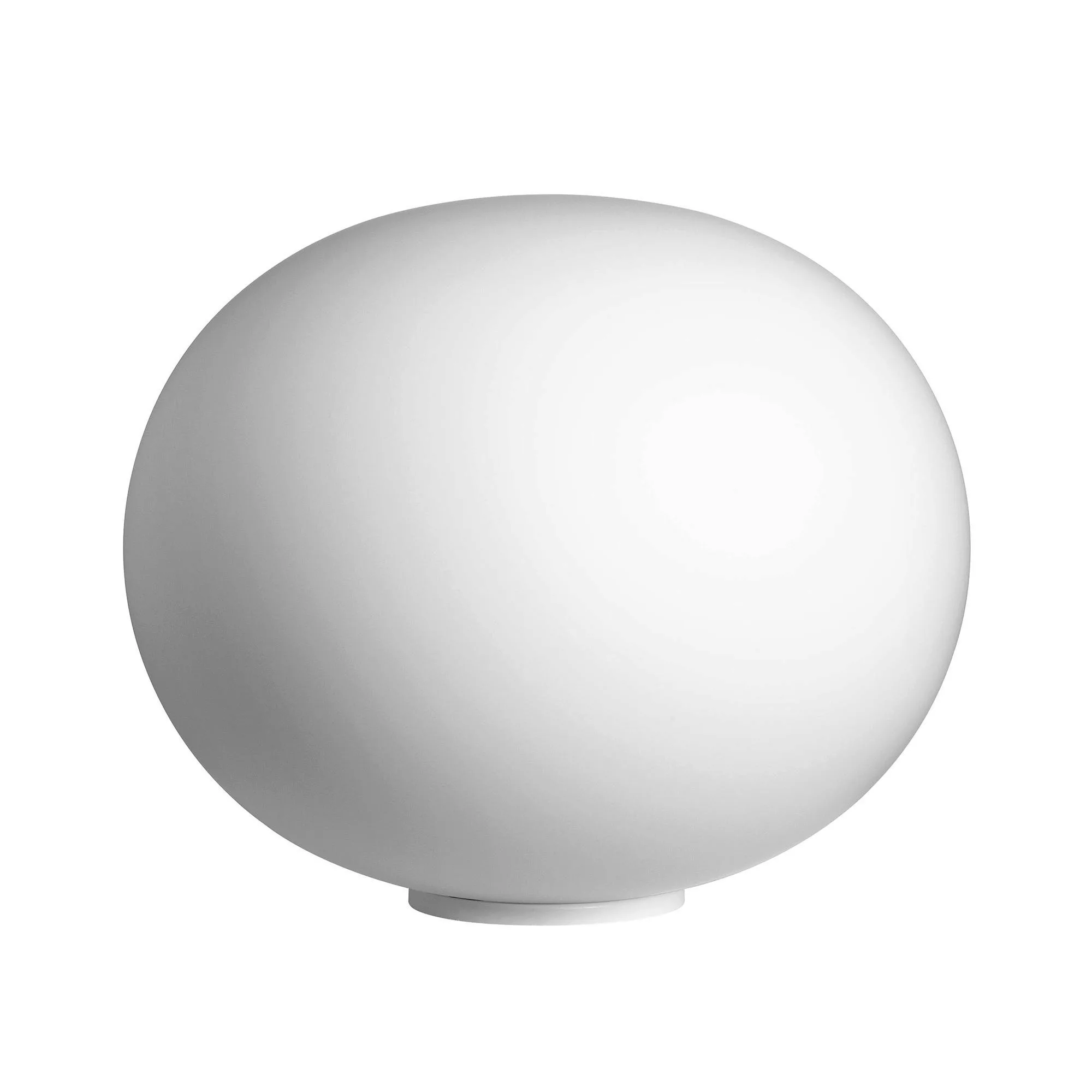 Flos - Glo Ball Basic 1 Bodenleuchte - weiß/Glas/Polyamid/mit Dimmer/H 27cm günstig online kaufen