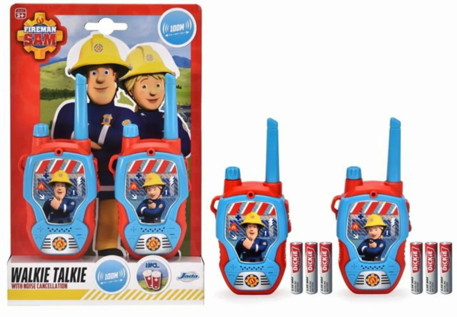 JADA Walkie Talkie Jada Rollenspielzeug Fireman Sam Walkie Talkie 203092005 günstig online kaufen