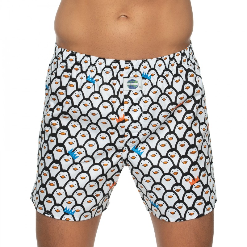 D.E.A.L International Boxershorts Weiß mit Pinguinen günstig online kaufen