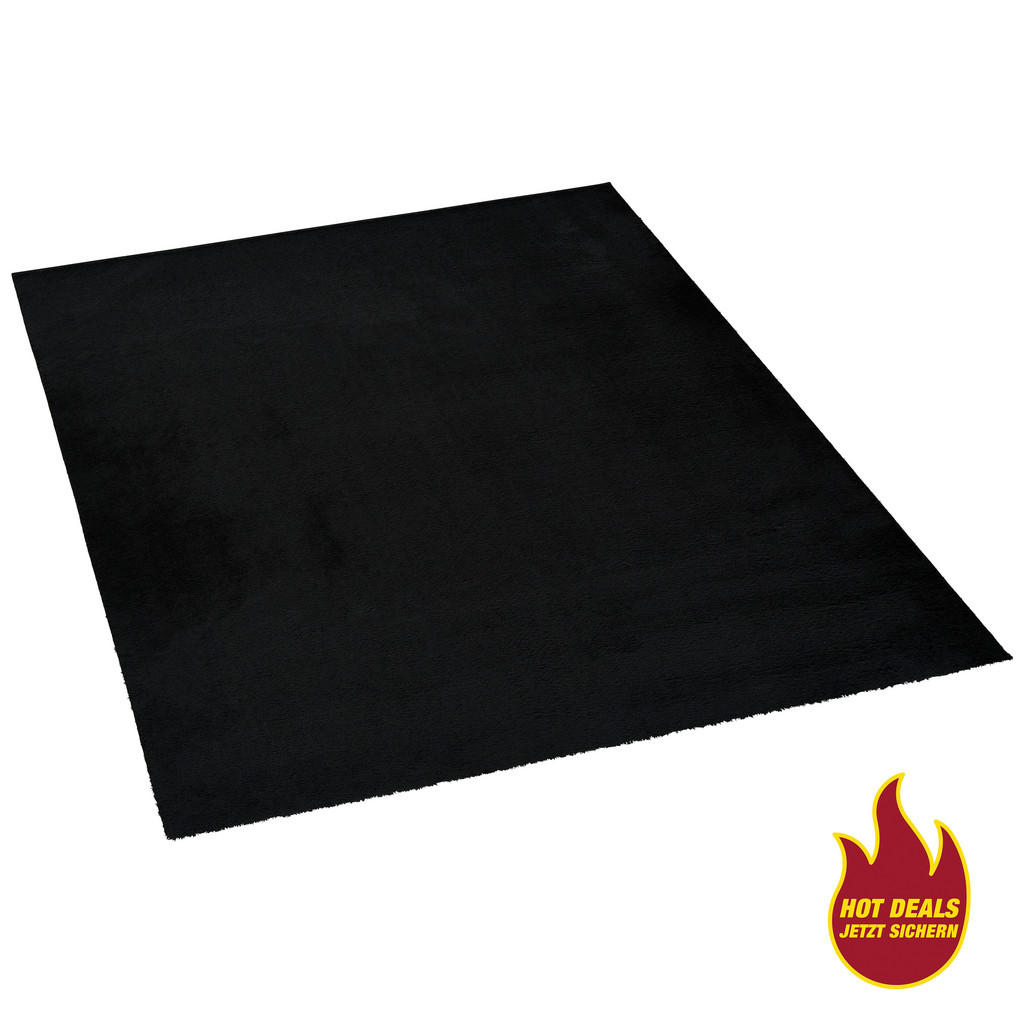 Teppich Loft schwarz B/L: ca. 120x160 cm günstig online kaufen