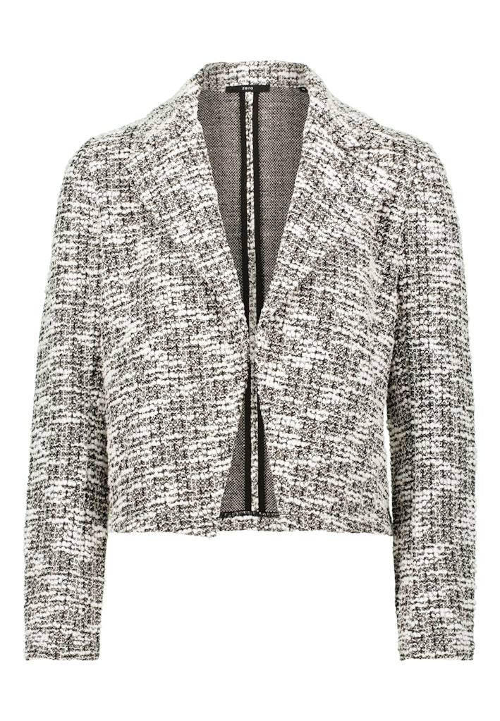 Zero Jackenblazer "zero Blazer Bouclè mit Reverskragen", Plain/ohne Details günstig online kaufen