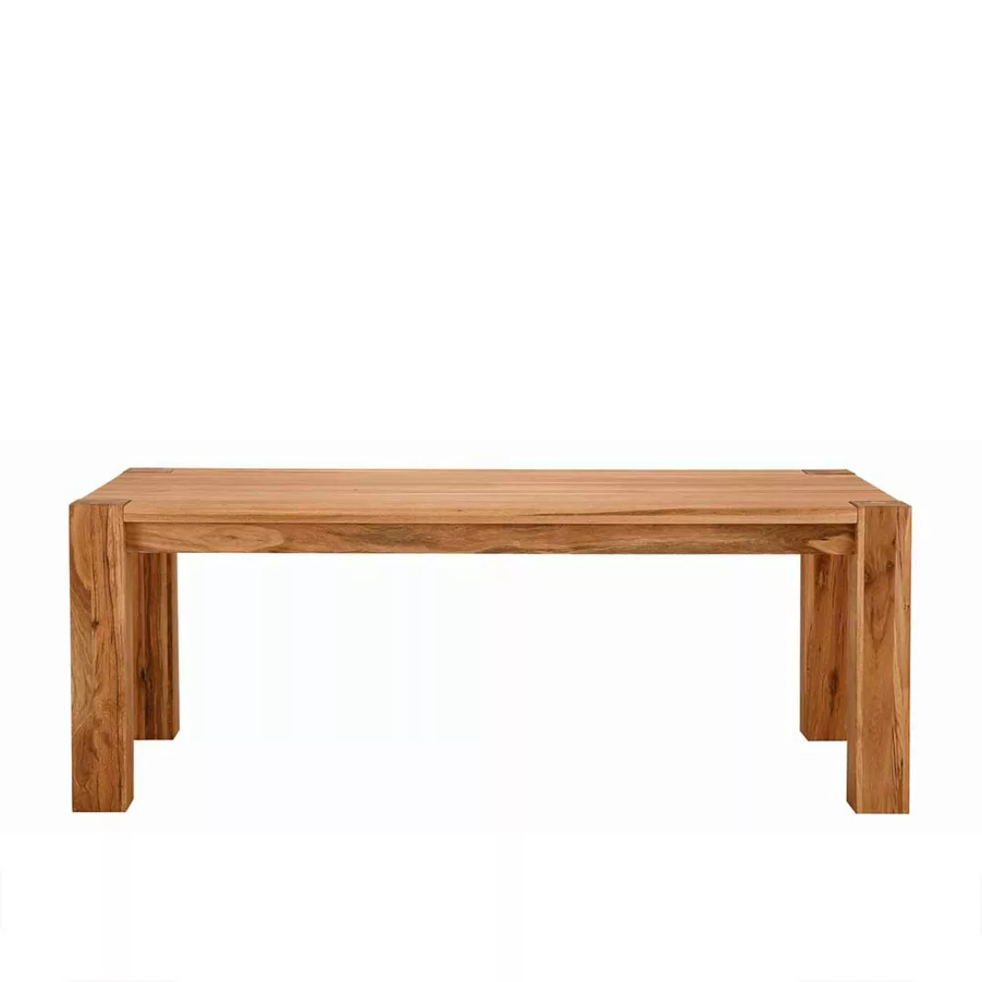 Echtholztisch aus Wildeiche gebürstet und geölt modern günstig online kaufen