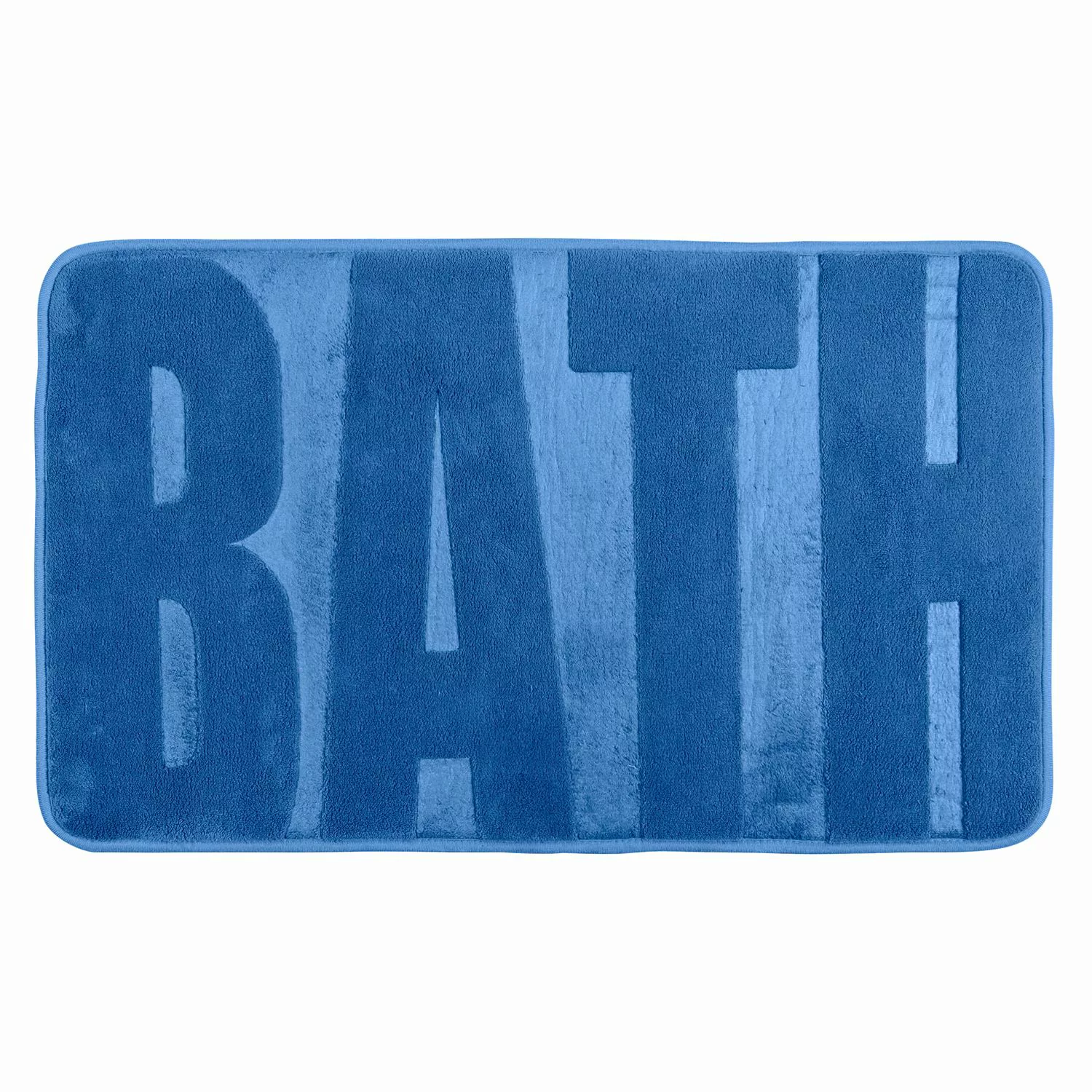 WENKO Badteppich Memory Foam Bath, Fjord Blue, 50 x 80 cm blau günstig online kaufen