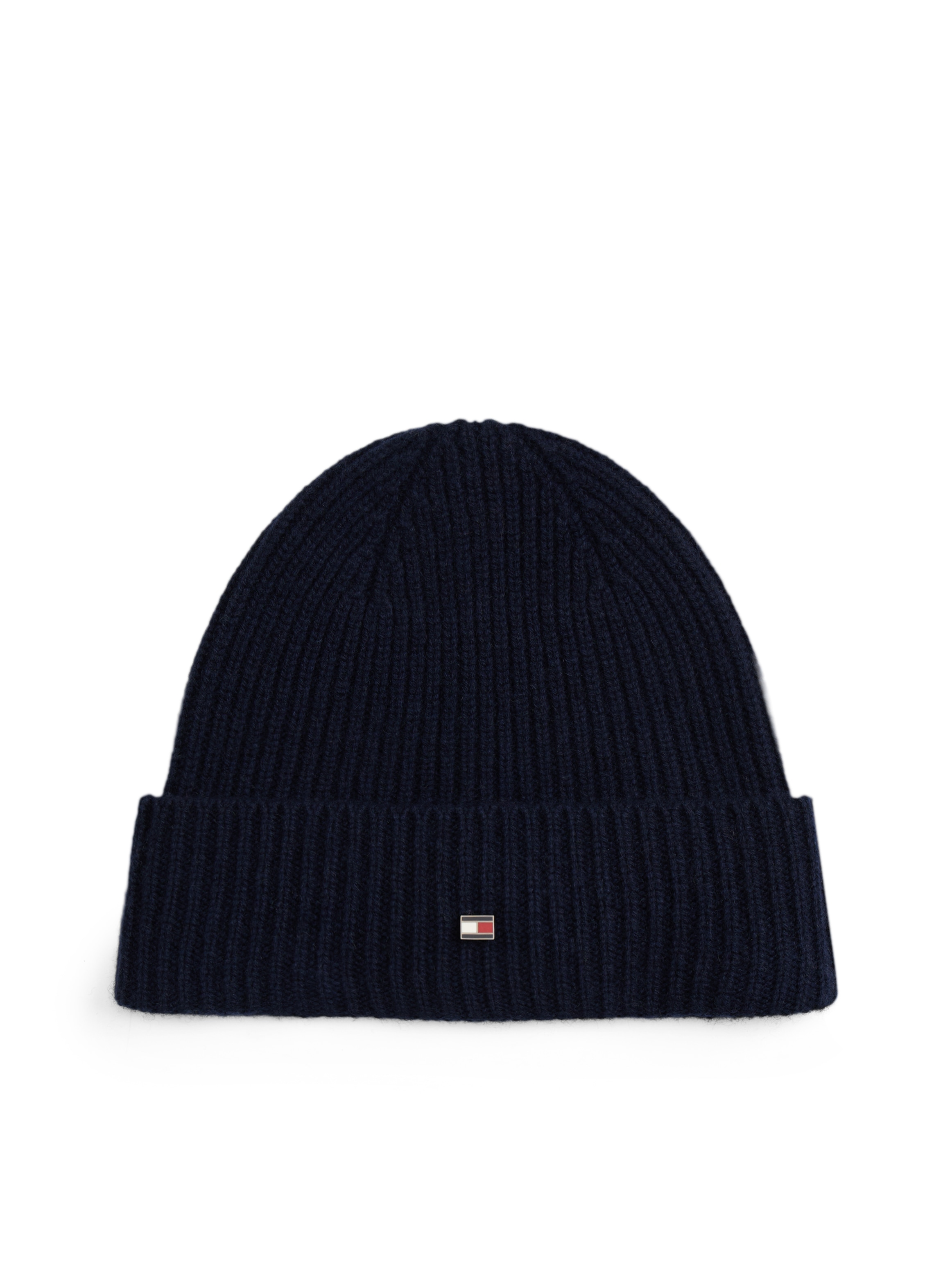 Tommy Hilfiger Beanie "TH FLAG CASHMERE", mit Umschlag, aus Strick günstig online kaufen