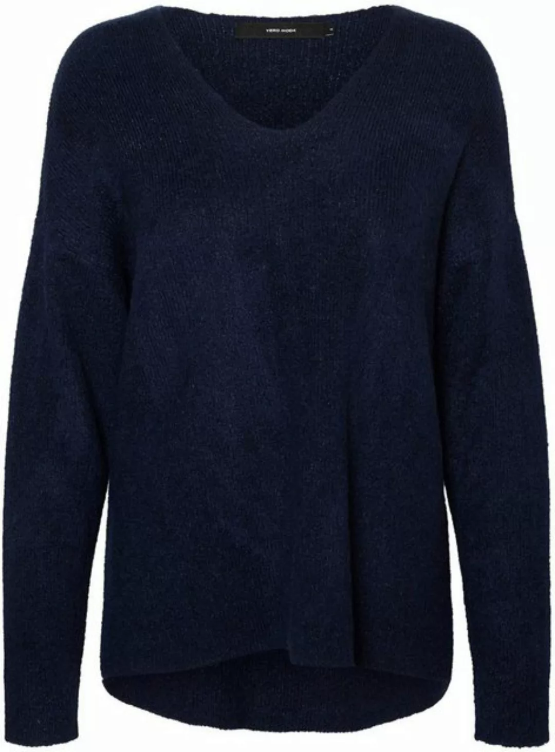 Vero Moda Damen Strickpullover VMCREWLEFILE LS V-NECK günstig online kaufen