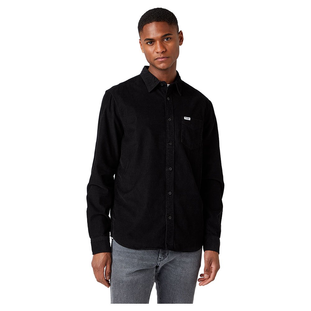 Wrangler 1 Pocket Langarm-shirt L Black günstig online kaufen