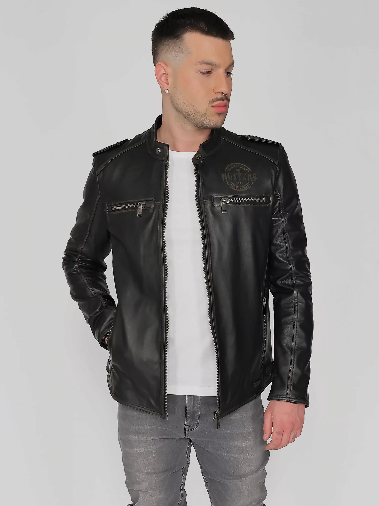 MUSTANG Lederjacke "31021505" günstig online kaufen