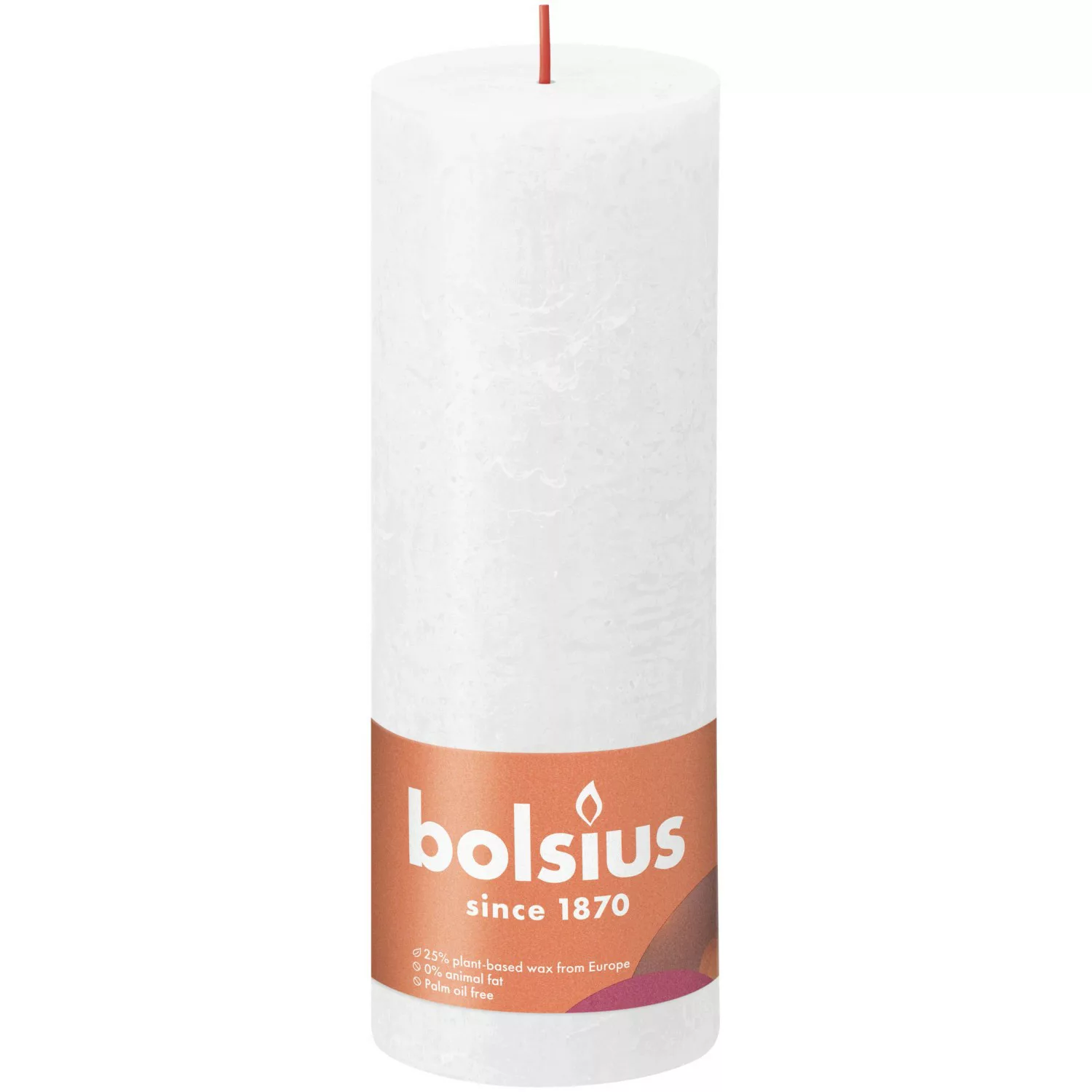 Bolsius Rustik-Kerze Shine 190/68 mm Wolkiges Weiß günstig online kaufen