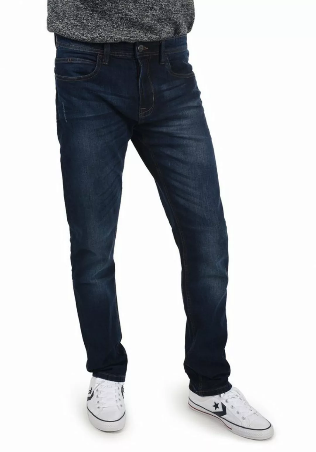 Indicode 5-Pocket-Jeans IDQuebec Denim Hose im Washed-Out Look günstig online kaufen