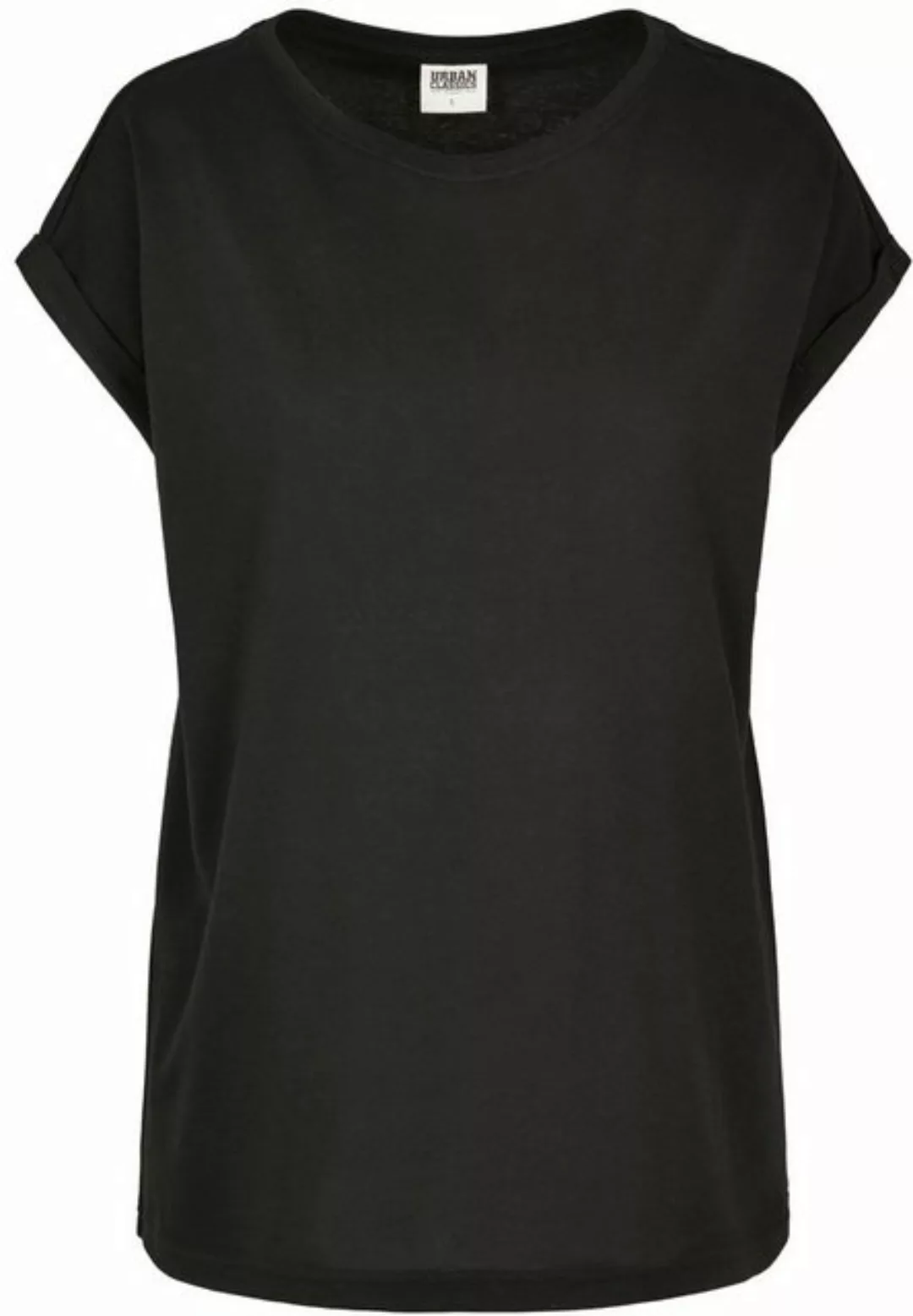 URBAN CLASSICS T-Shirt TB2983 - Ladies Organic Extended Shoulder Tee black günstig online kaufen